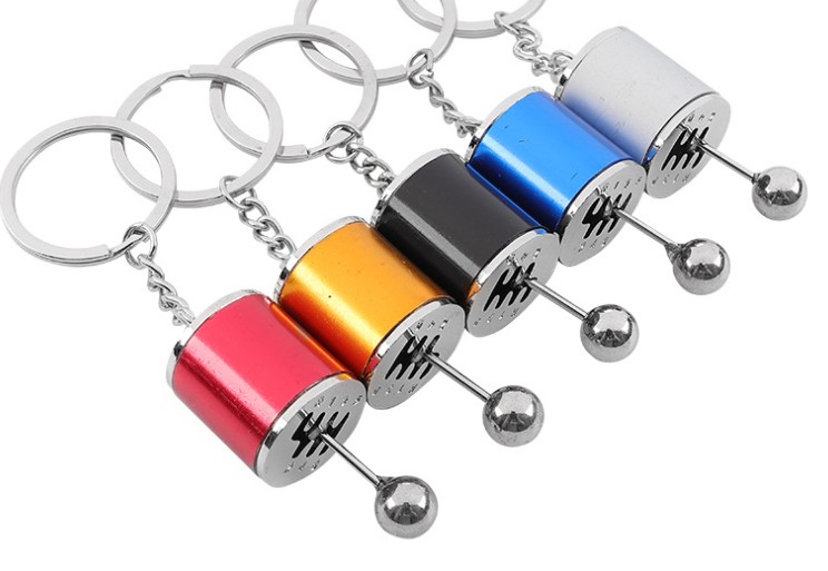Car manual gear lever keychain, Custom Your Metal Keychains