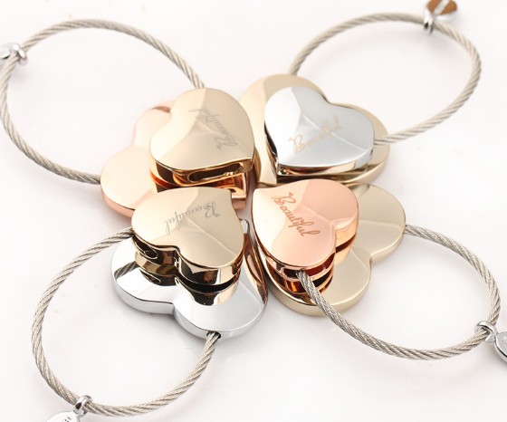 heart to heart keychain