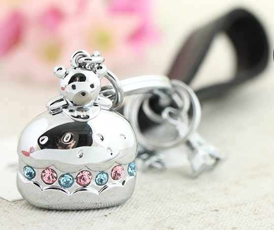 Macaron alloy keychain