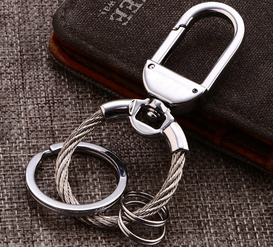 Classic zinc alloy keychain