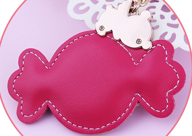 Sweets Leather keychain