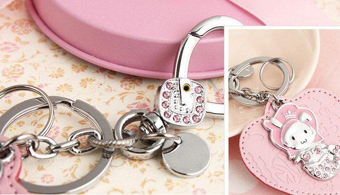 Mermaid leather keychain