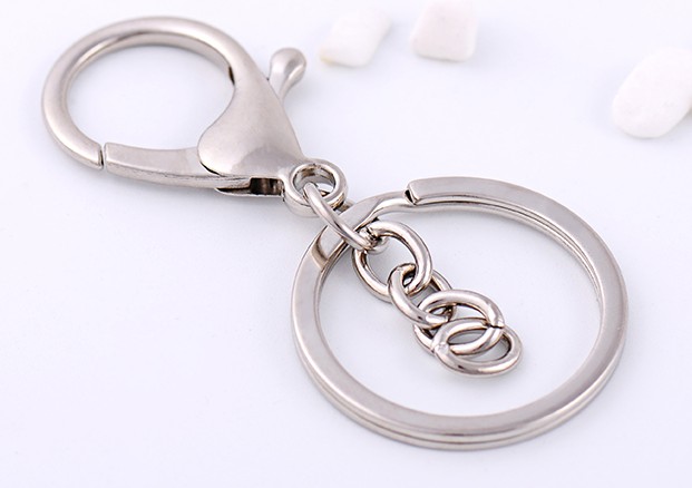 Classic simplicity alloy keychain