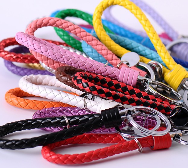 Braided rope classic keychain
