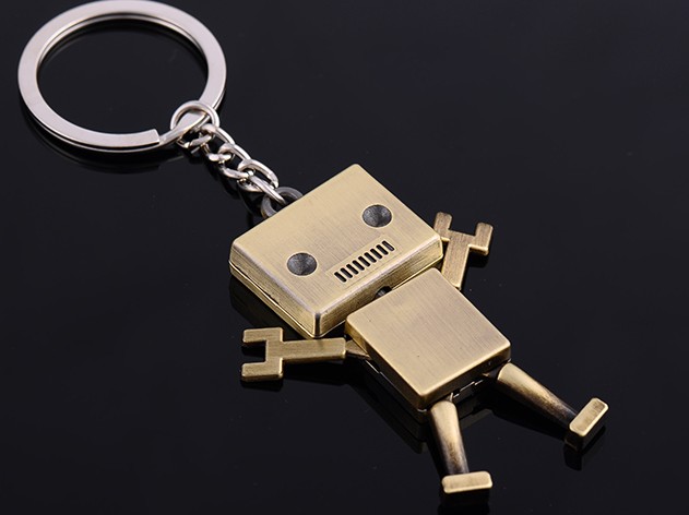 Robot Creative Alloy keychain