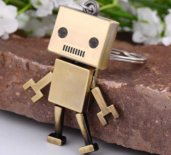 Robot Creative Alloy keychain