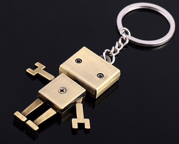 Robot Creative Alloy keychain
