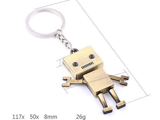 Robot Creative Alloy keychain