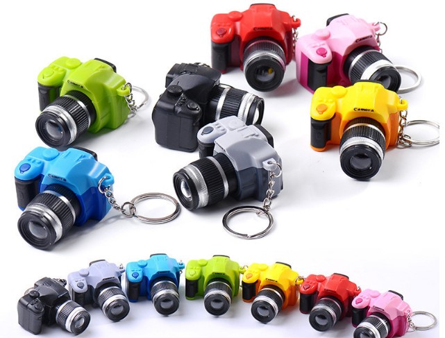 SLR camera keychain