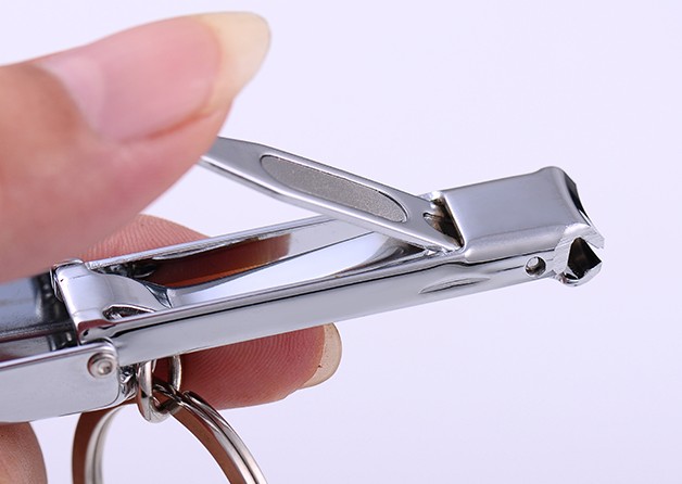 Nail scissors keychain