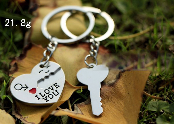 Open your heart key keychains