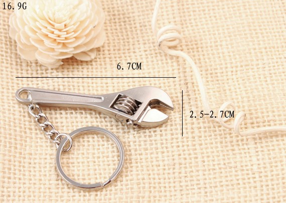 Zinc Alloy Mini wrench keychain