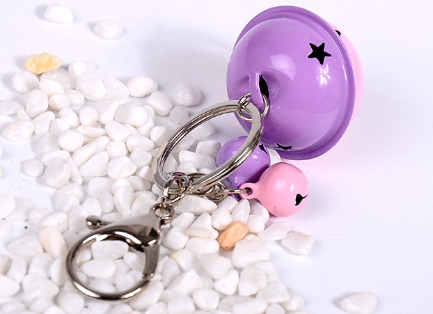 Fight color bell keychain