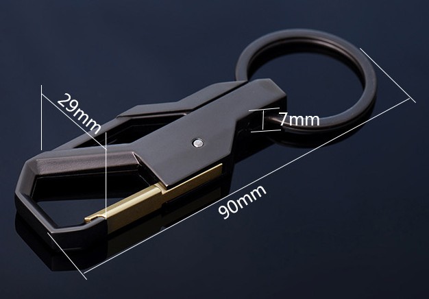 Classic series alloy keychain