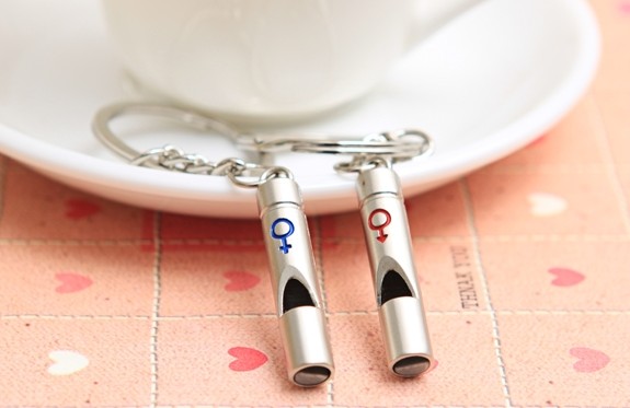 Whistles Couple keychains