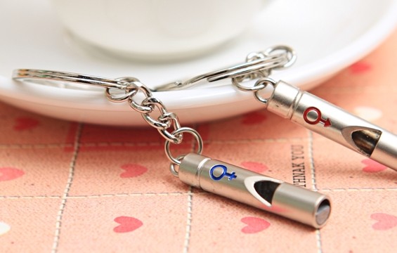Whistles Couple keychains