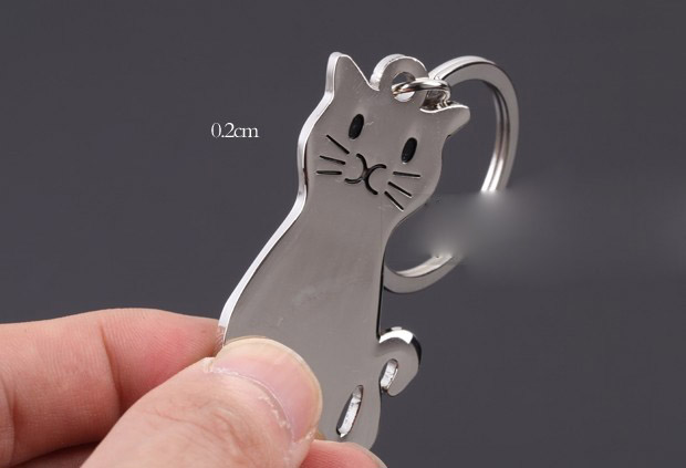 Best of luck cat keychain