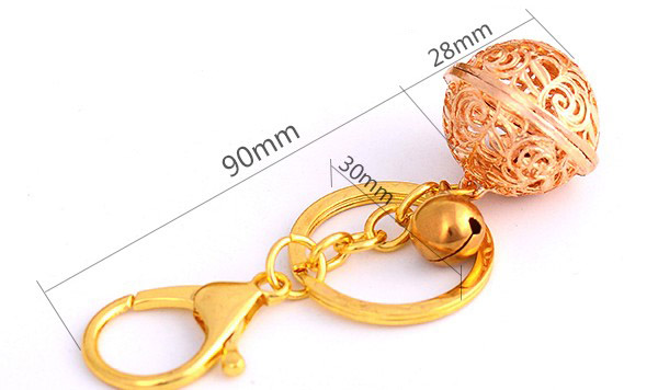 Lobster clasp bell keychain