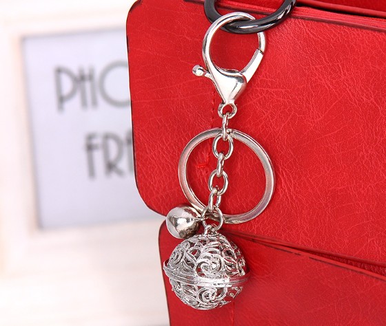 Lobster clasp bell keychain