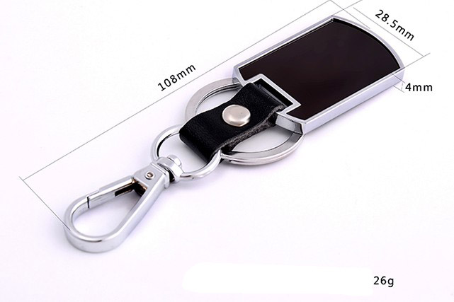 Stainless steel tag classic keychain