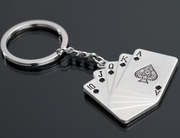Good Luck Poker keychain
