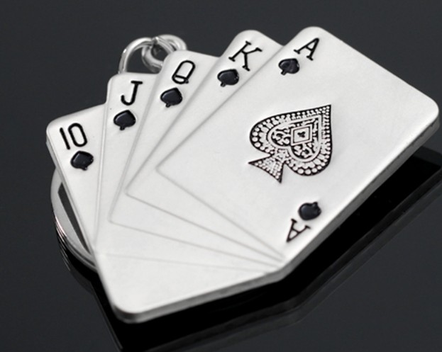Good Luck Poker keychain
