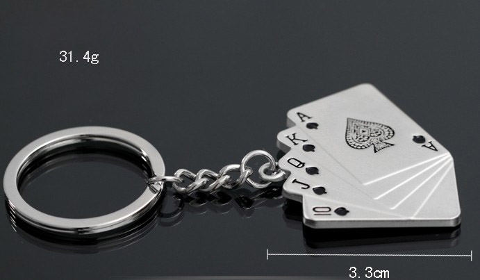 Good Luck Poker keychain