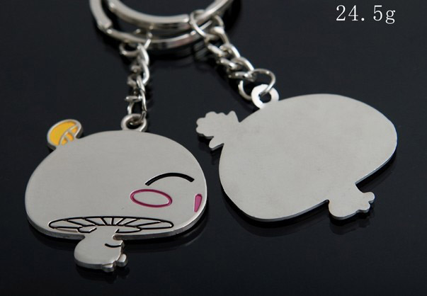 Mushrooms lovers keychains