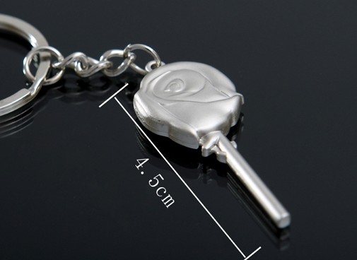 Flowers and stool lovers keychains