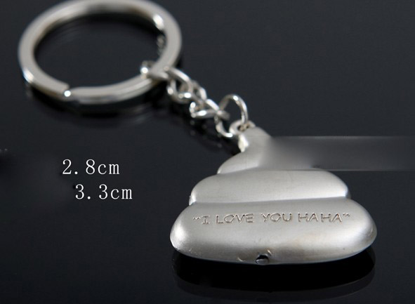 Flowers and stool lovers keychains