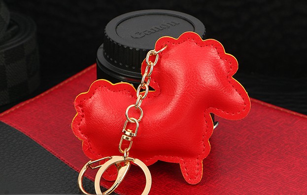 Cartoon sheep keychain