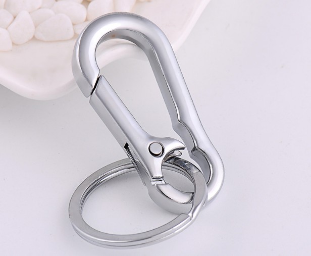 Alloy carabiner keychain