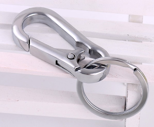 Alloy carabiner keychain