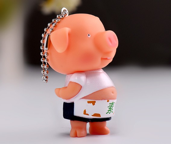 Cartoon sheep keychain