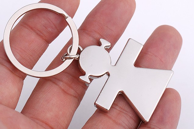 Boy and girl lovers keychains