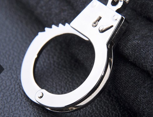 Mini handcuffs keychain