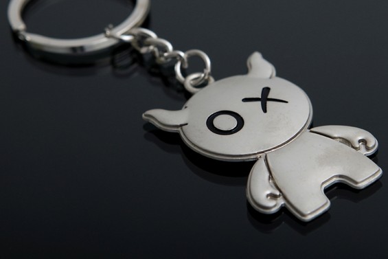 Cartoon couple keychains