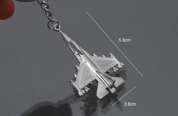 Fighter model keychain