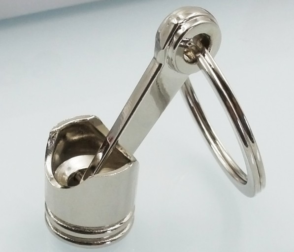 Piston model keychain