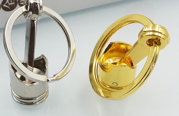 Piston model keychain