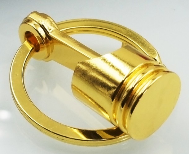 Piston model keychain
