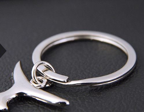 Marlin fish bottle opener keychain