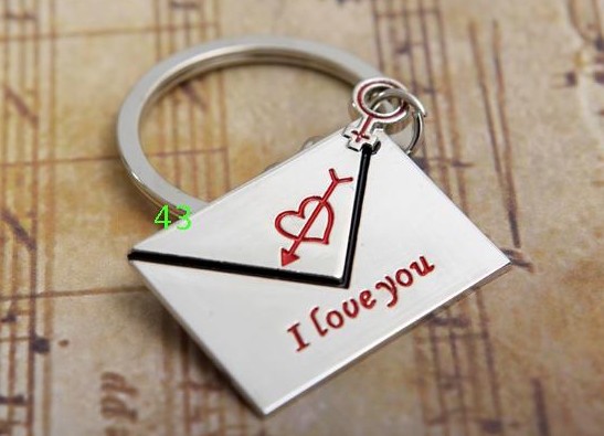 Love's Letter couple keychains