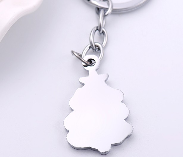 Santa Claus / Christmas tree keychain