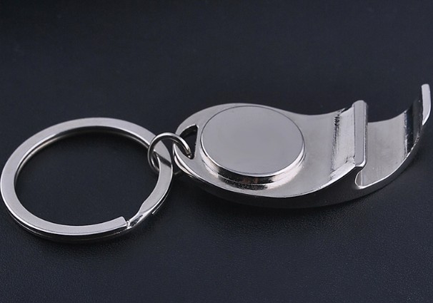 Personality compass keychain