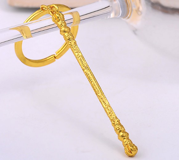 golden cudgel keychain