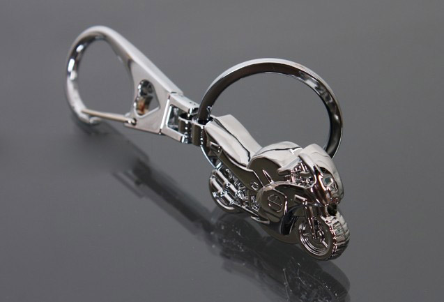 cool motorcycle LED keychain