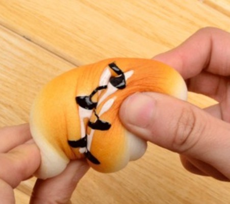 Simulation food keychain