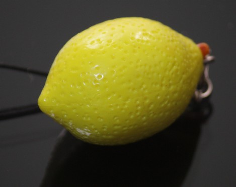 PVC fruit keychain