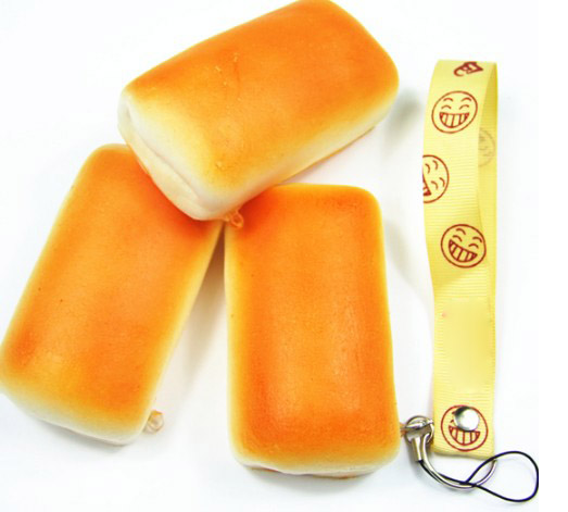 Rectangular bread keychain